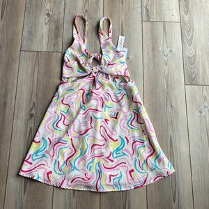 For Love and Lemons Palmer Mini Dress, Size Small (NWT)